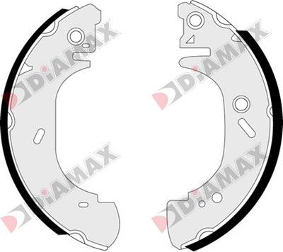 Diamax N01282 - Brake Shoe Set autospares.lv