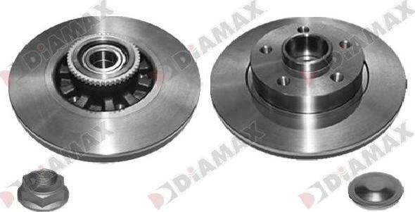 Diamax N7033RA - Brake Disc autospares.lv