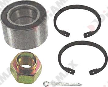 Diamax R1059K - Wheel hub, bearing Kit autospares.lv