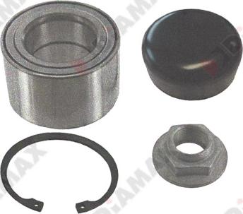 Diamax R1065K - Wheel hub, bearing Kit autospares.lv