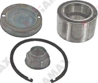 Diamax R1063K - Wheel hub, bearing Kit autospares.lv