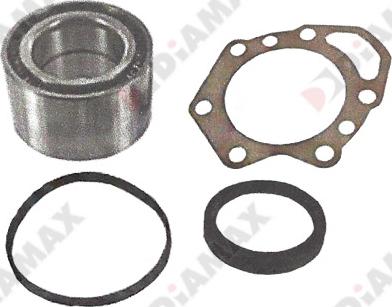 Diamax R1070K - Wheel hub, bearing Kit autospares.lv