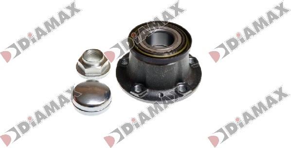 Diamax R3063 - Wheel hub, bearing Kit autospares.lv