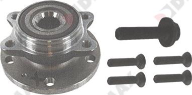 Diamax R3001 - Wheel hub, bearing Kit autospares.lv