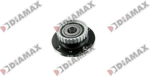 Diamax R3123 - Wheel hub, bearing Kit autospares.lv