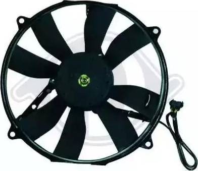 Diederichs 1670001 - Fan, A / C condenser autospares.lv