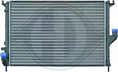 Diederichs 8445507 - Radiator, engine cooling autospares.lv