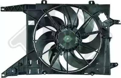 Diederichs 8445510 - Fan, radiator autospares.lv