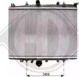 Diederichs 8406106 - Radiator, engine cooling autospares.lv