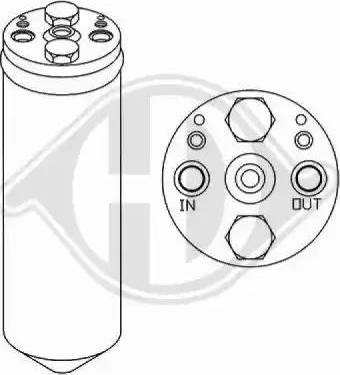 Diederichs 8561702 - Dryer, air conditioning autospares.lv