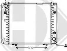 Diederichs 8500130 - Radiator, engine cooling autospares.lv