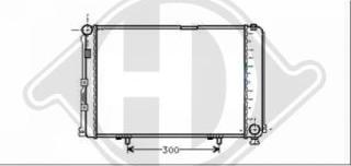 Diederichs 8500178 - Radiator, engine cooling autospares.lv