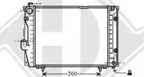 Diederichs 8501226 - Radiator, engine cooling autospares.lv