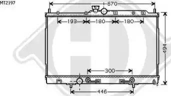 Diederichs 8584602 - Radiator, engine cooling autospares.lv