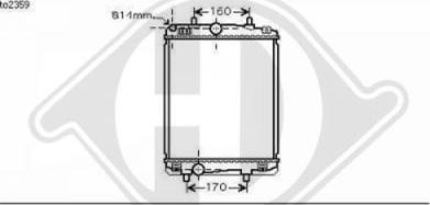 Diederichs 8660007 - Radiator, engine cooling autospares.lv