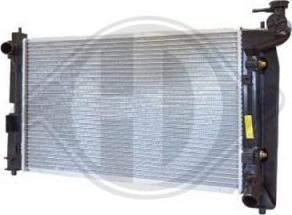 Diederichs 8661803 - Radiator, engine cooling autospares.lv