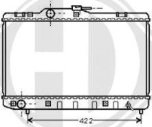 Diederichs 8663300 - Radiator, engine cooling autospares.lv