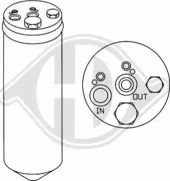 Diederichs 8605201 - Dryer, air conditioning autospares.lv