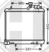 Diederichs 8683205 - Radiator, engine cooling autospares.lv