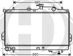 Diederichs 8682586 - Radiator, engine cooling autospares.lv