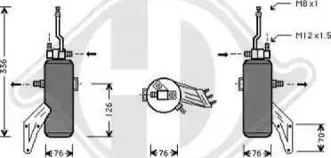 Diederichs 8141401 - Dryer, air conditioning autospares.lv