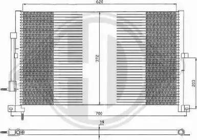 Diederichs 8142700 - Condenser, air conditioning autospares.lv