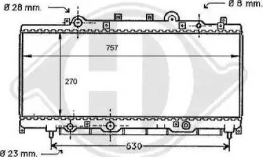 Diederichs 8109159 - Radiator, engine cooling autospares.lv