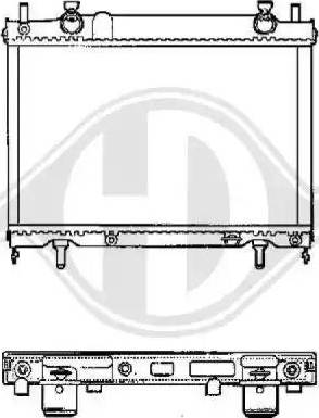 Diederichs 8109204 - Radiator, engine cooling autospares.lv