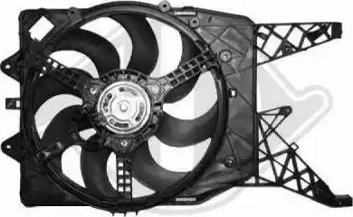 Diederichs 8181409 - Fan, radiator autospares.lv