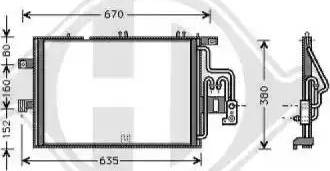 Diederichs 8181301 - Condenser, air conditioning autospares.lv