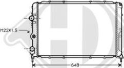 Diederichs 8129214 - Radiator, engine cooling autospares.lv