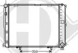 Diederichs 8121111 - Radiator, engine cooling autospares.lv