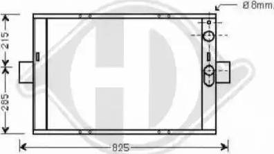 Diederichs 8349006 - Radiator, engine cooling autospares.lv