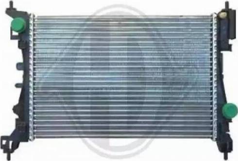 Diederichs 8345603 - Radiator, engine cooling autospares.lv