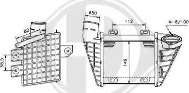 Diederichs 8221201 - Intercooler, charger autospares.lv