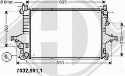 Diederichs 8766002 - Radiator, engine cooling autospares.lv