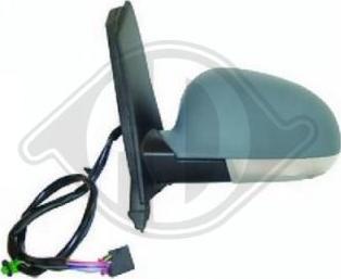 Diederichs 2214624 - Outside Mirror autospares.lv