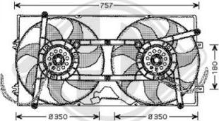 Diederichs 2270001 - Fan, radiator autospares.lv