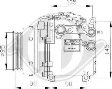 Diederichs 7582400 - Compressor, air conditioning autospares.lv