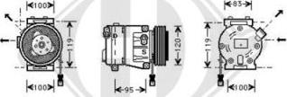 Diederichs 7345300 - Compressor, air conditioning autospares.lv