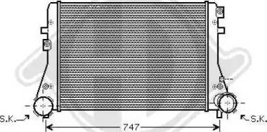 Diederichs 8221410 - Intercooler, charger autospares.lv