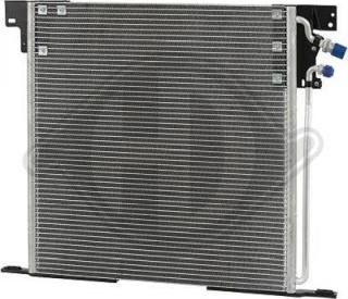 Diederichs DCC1247 - Condenser, air conditioning autospares.lv