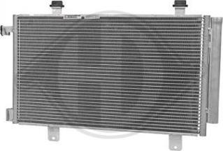 Diederichs DCC1788 - Condenser, air conditioning autospares.lv