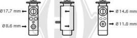 Diederichs DCE1049 - Expansion Valve, air conditioning autospares.lv