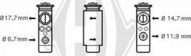 Diederichs DCE1064 - Expansion Valve, air conditioning autospares.lv