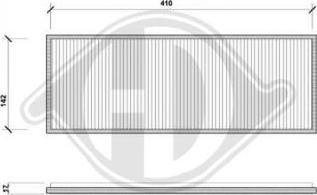 Diederichs DCI0001 - Filter, interior air autospares.lv