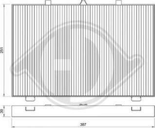 Diederichs DCI0082 - Filter, interior air autospares.lv