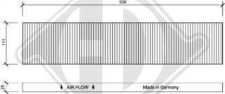 Diederichs DCI0020 - Filter, interior air autospares.lv