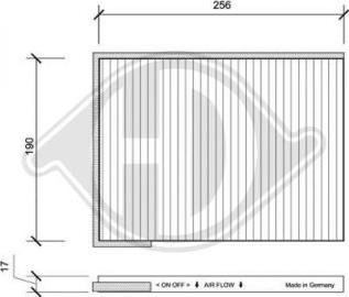 Diederichs DCI0077 - Filter, interior air autospares.lv