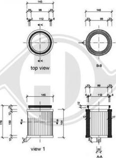 Diederichs DCI0817 - Filter, interior air autospares.lv